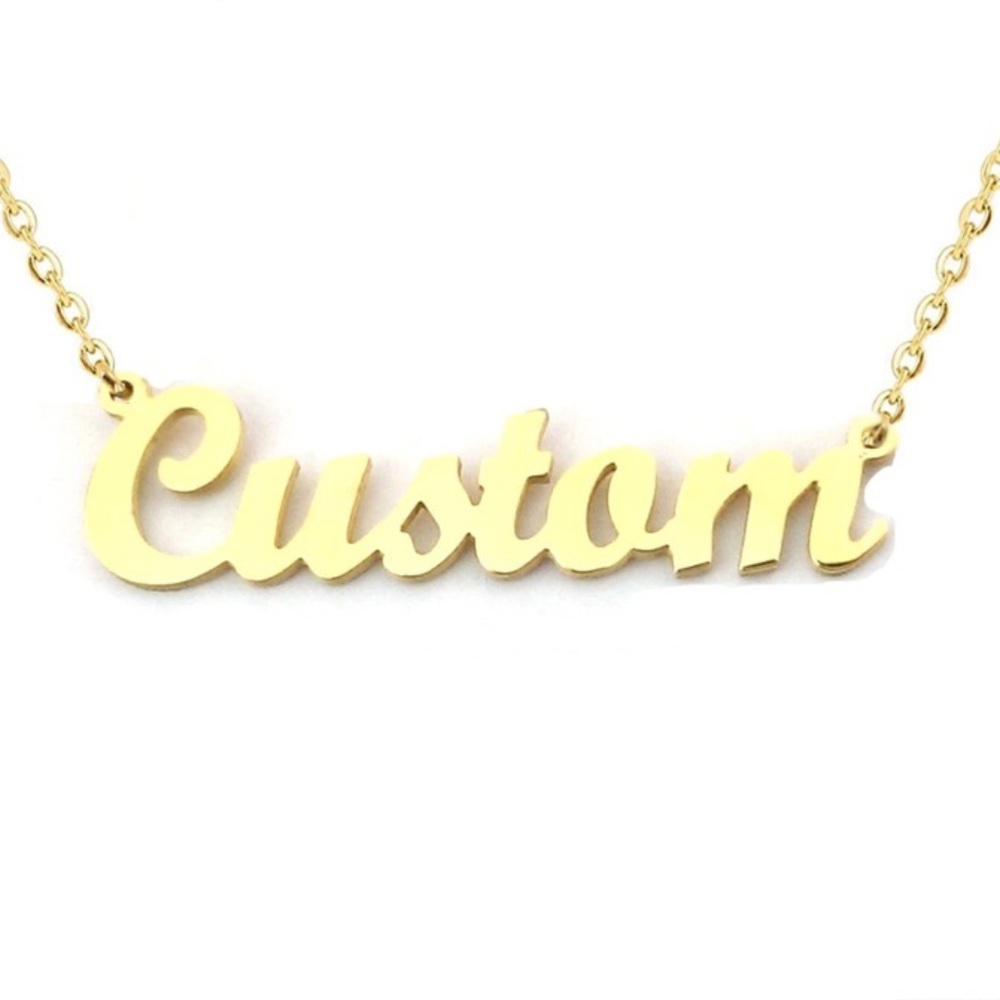 Custom name necklace